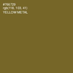 #766729 - Yellow Metal Color Image